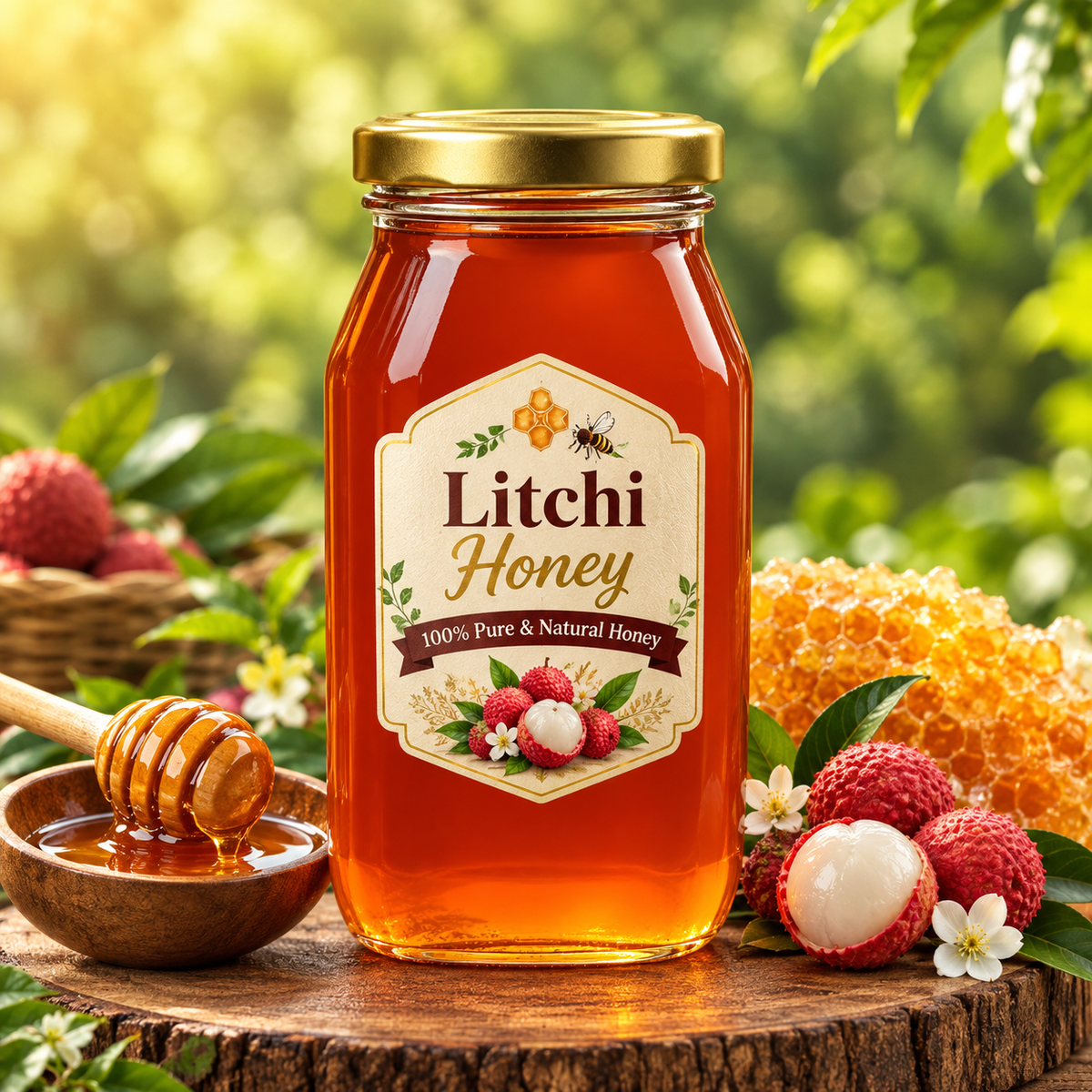 Litchi Honey – 100% Pure & Natural Honey