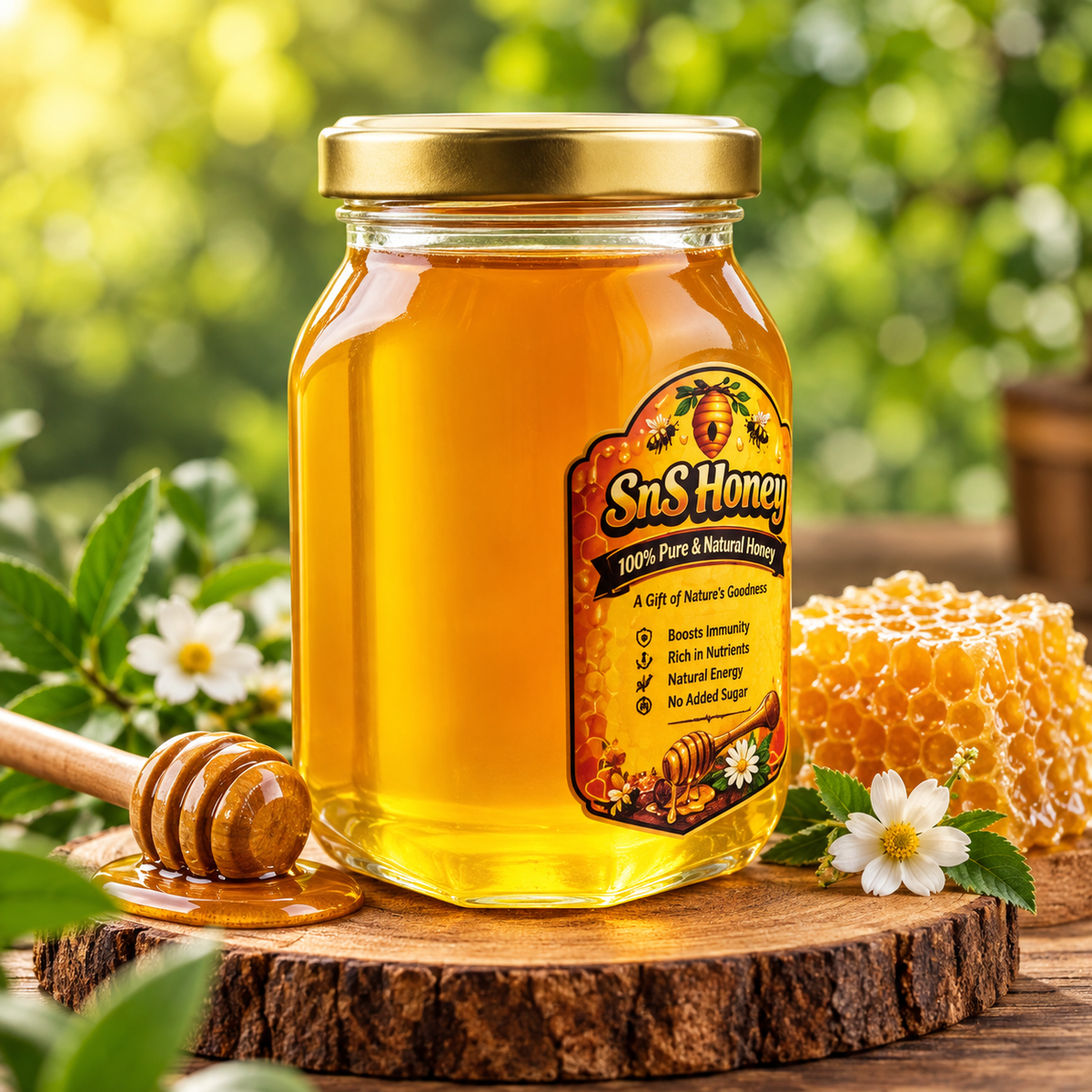 Tulsi Honey – 100% Pure & Natural Honey